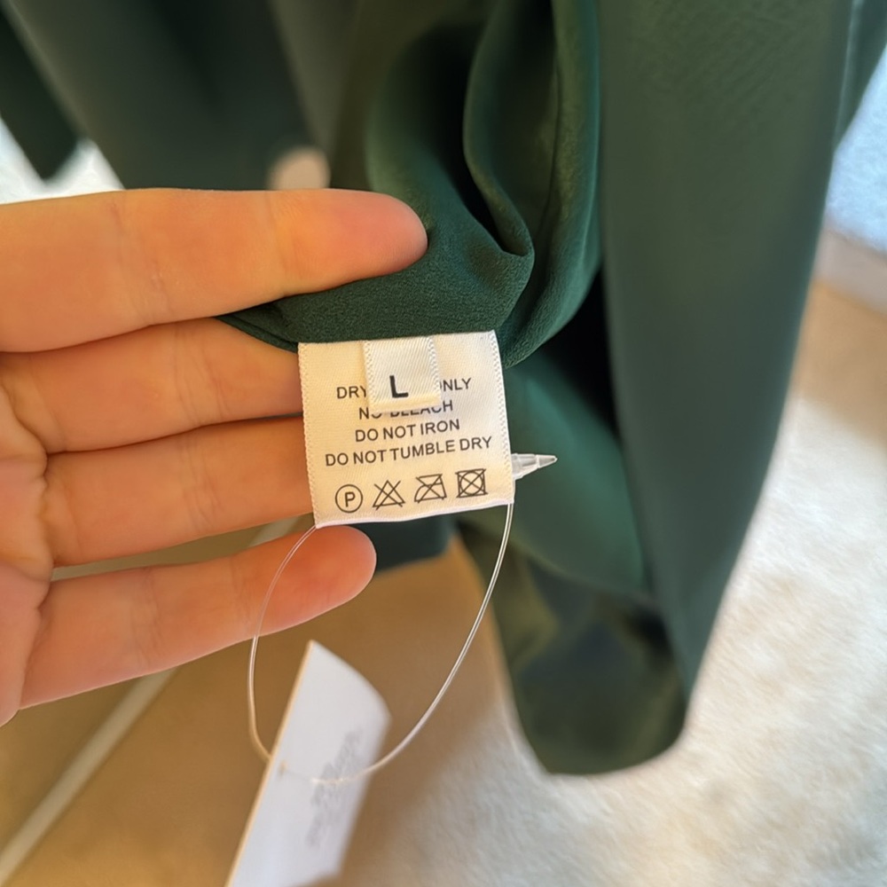 🐍 NWT Women’s Rat & Boa Green Franca Mac Trench Coat Dress 🐍 - Picture 10 of 10